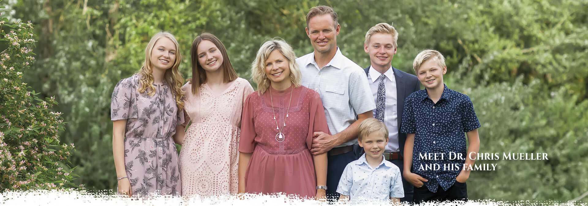 Dr.Chris Mueller and his family